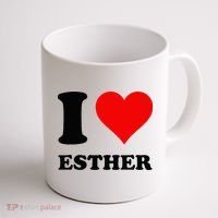 I Love Esther Coffee Mug thumb 1