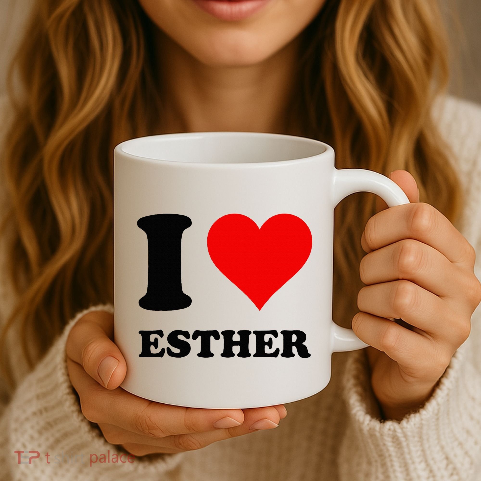 I Love Esther Coffee Mug