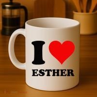 I Love Esther Coffee Mug thumb 4