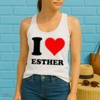 I Love Esther Women's Tank Top thumb 2
