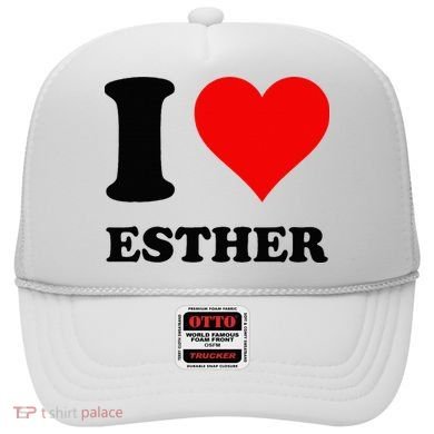 I Love Esther Hat