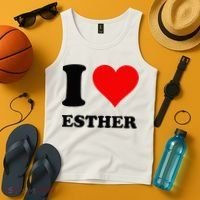I Love Esther Tank Top thumb 4