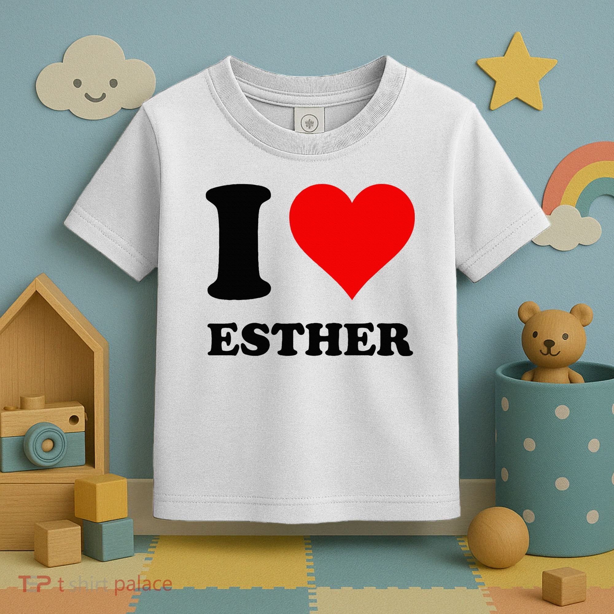 I Love Esther Toddler T-Shirt
