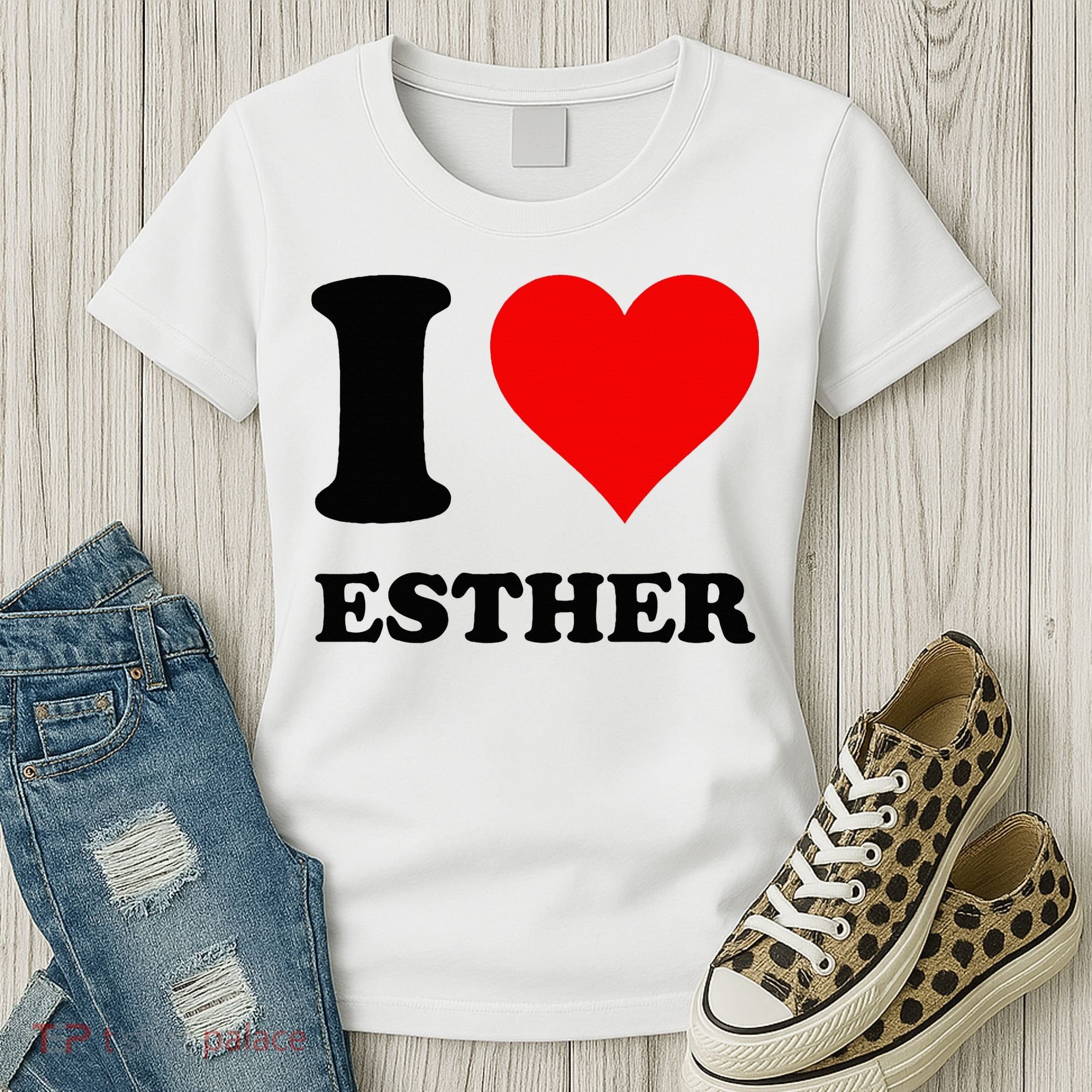 I Love Esther Women's T-Shirt