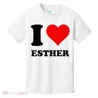 I Love Esther Kids T-Shirt thumb 0