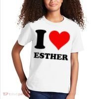 I Love Esther Kids T-Shirt thumb 2
