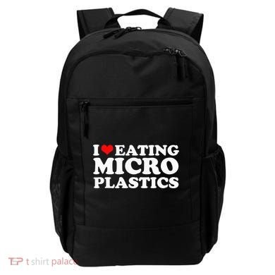 I Love Eating Microplastics Heart To Eat Micro Plastic Backpack