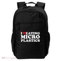 I Love Eating Microplastics Heart To Eat Micro Plastic Backpack thumb 0
