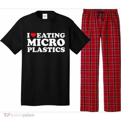 I Love Eating Microplastics Heart To Eat Micro Plastic Pajama Set