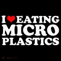 I Love Eating Microplastics Heart To Eat Micro Plastic Ornament thumb 1