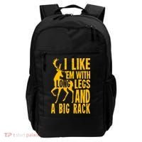 I Like Em With Long Legs And Big Rack Deer Hunting Premium Backpack thumb 0