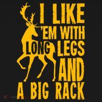 I Like Em With Long Legs And Big Rack Deer Hunting Premium Women's Hoodie thumb 2