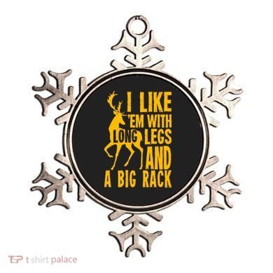 I Like Em With Long Legs And Big Rack Deer Hunting Premium Ornament