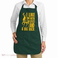 I Like Em With Long Legs And Big Rack Deer Hunting Premium Apron thumb 2
