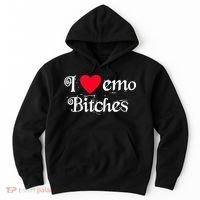 I Love Emo Bitches Hoodie thumb 0