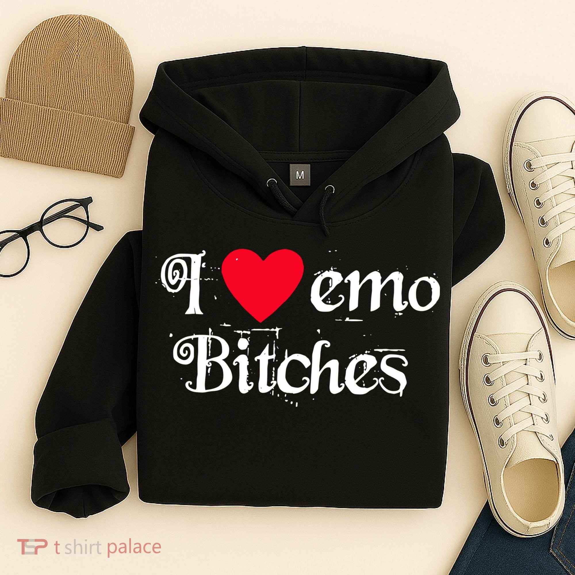 I Love Emo Bitches Hoodie