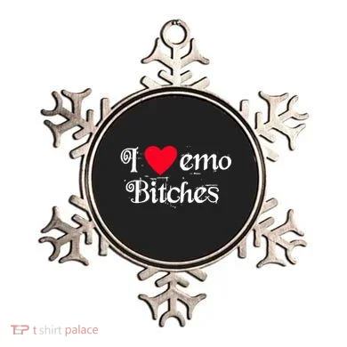 I Love Emo Bitches Ornament