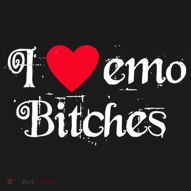 I Love Emo Bitches Tall Sweatshirt