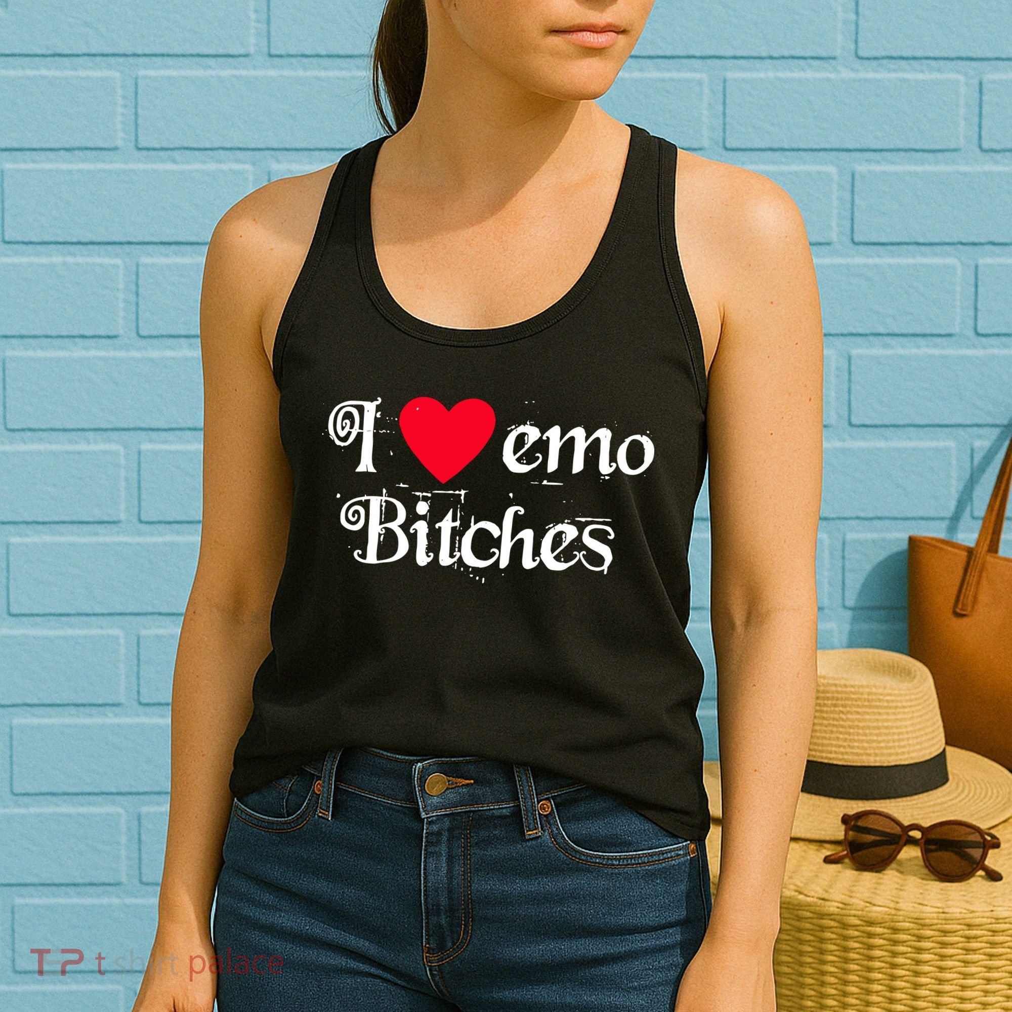 I Love Emo Bitches Women's Tank Top