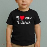 I Love Emo Bitches Toddler T-Shirt thumb 2