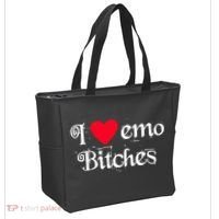 I Love Emo Bitches Tote Bag thumb 2