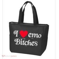 I Love Emo Bitches Tote Bag thumb 3