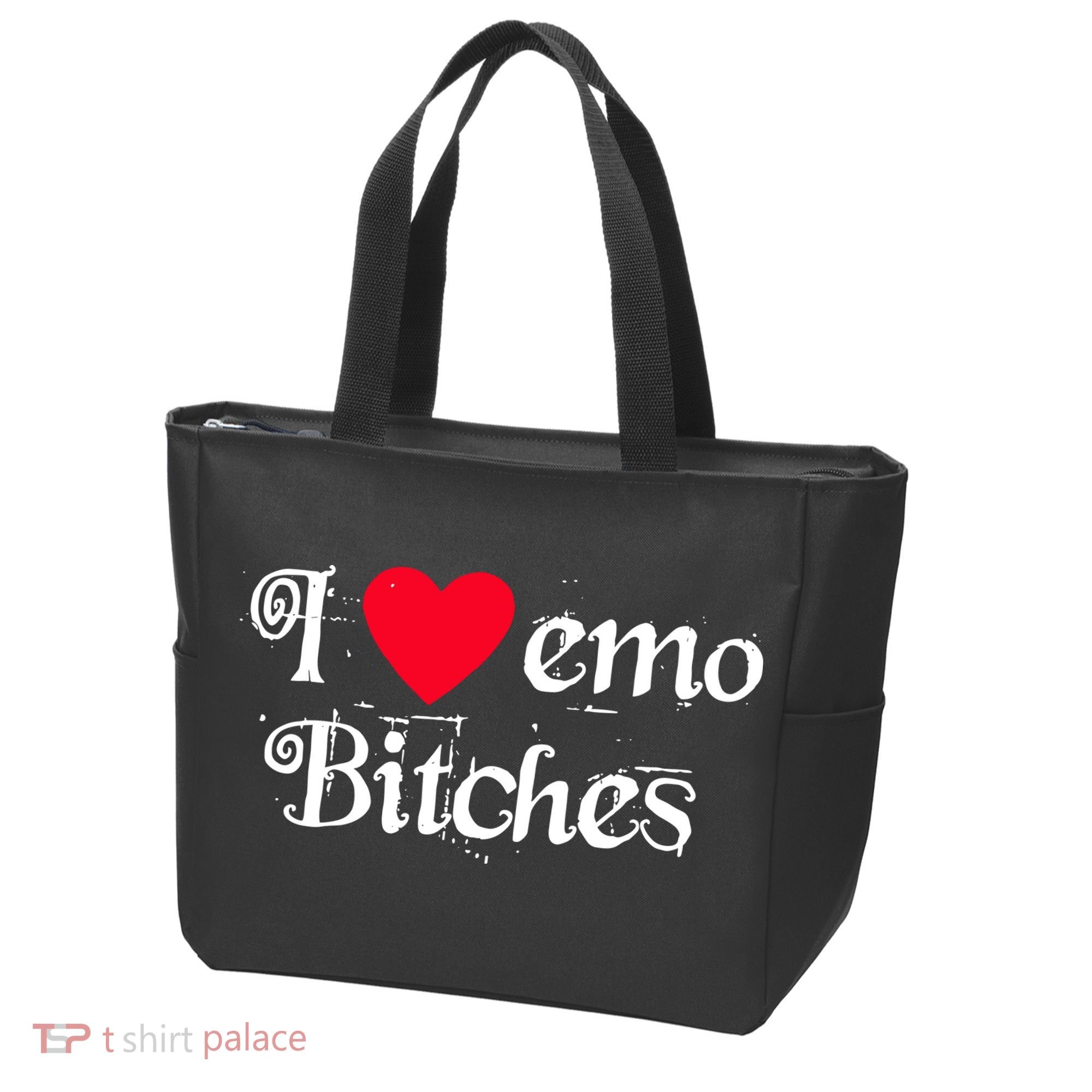 I Love Emo Bitches Tote Bag