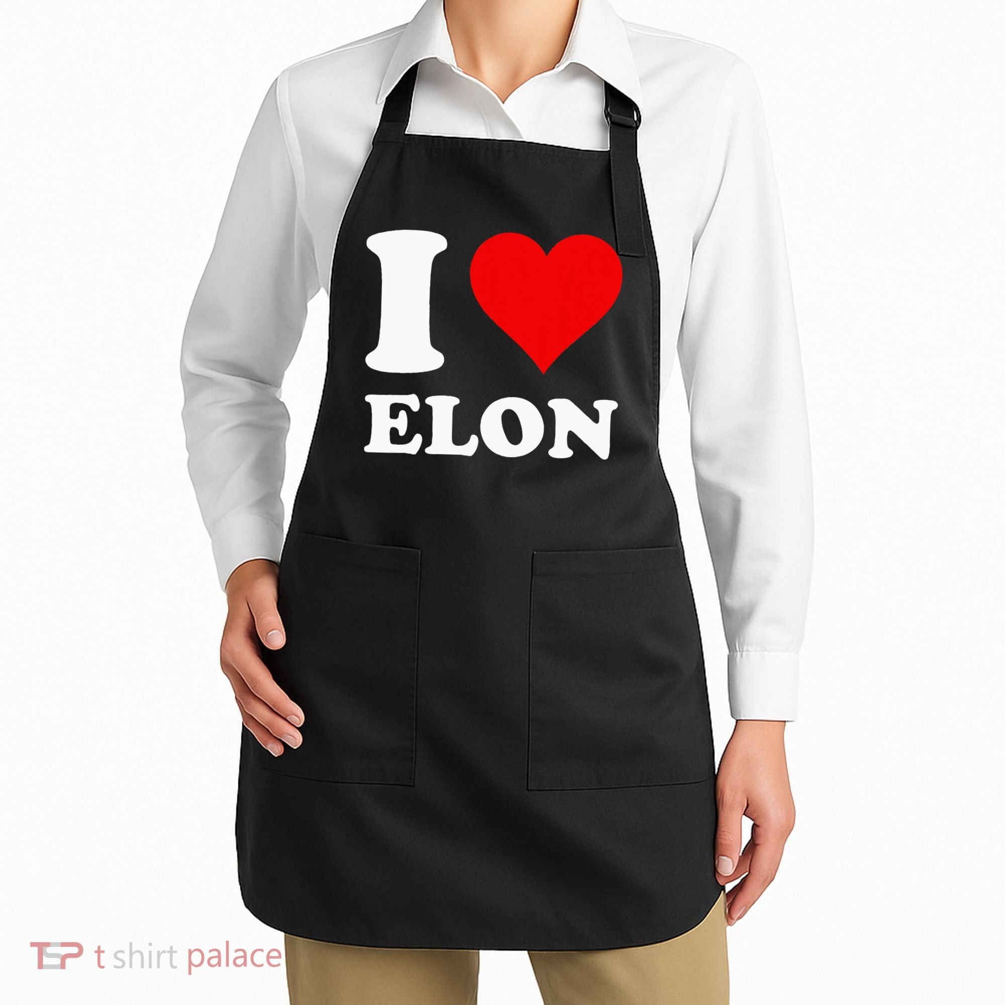 I Love Elon Apron