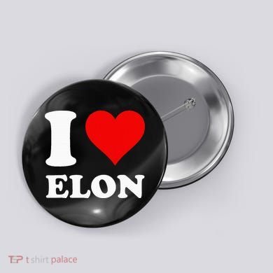 I Love Elon Button