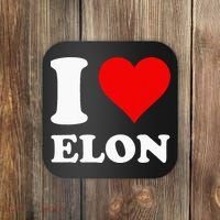 I Love Elon Coaster thumb 0