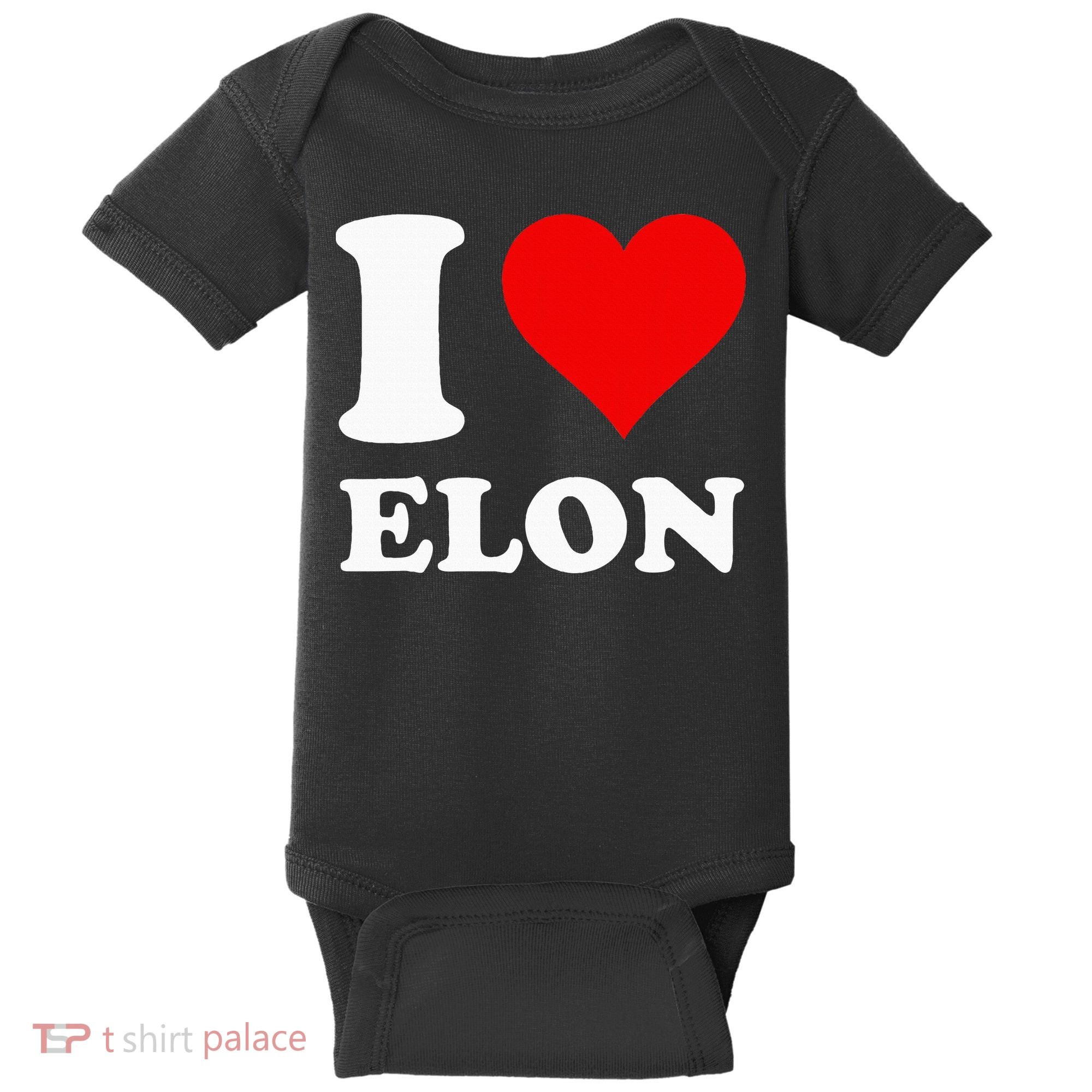I Love Elon Baby Bodysuit