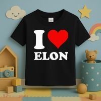 I Love Elon Toddler T-Shirt thumb 3