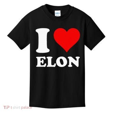 I Love Elon Kids T-Shirt