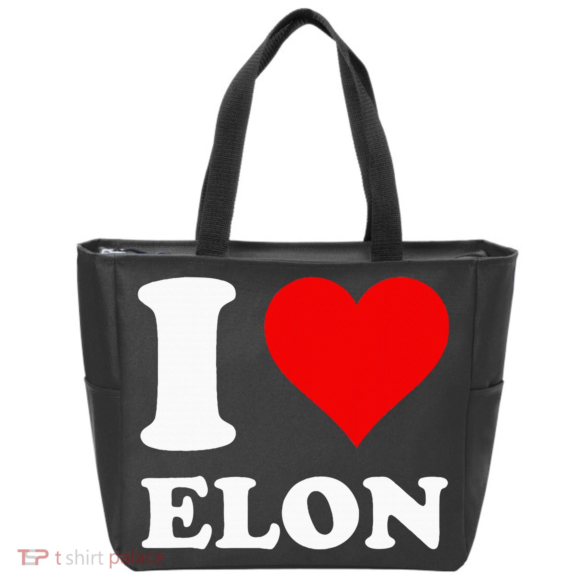 I Love Elon Tote Bag