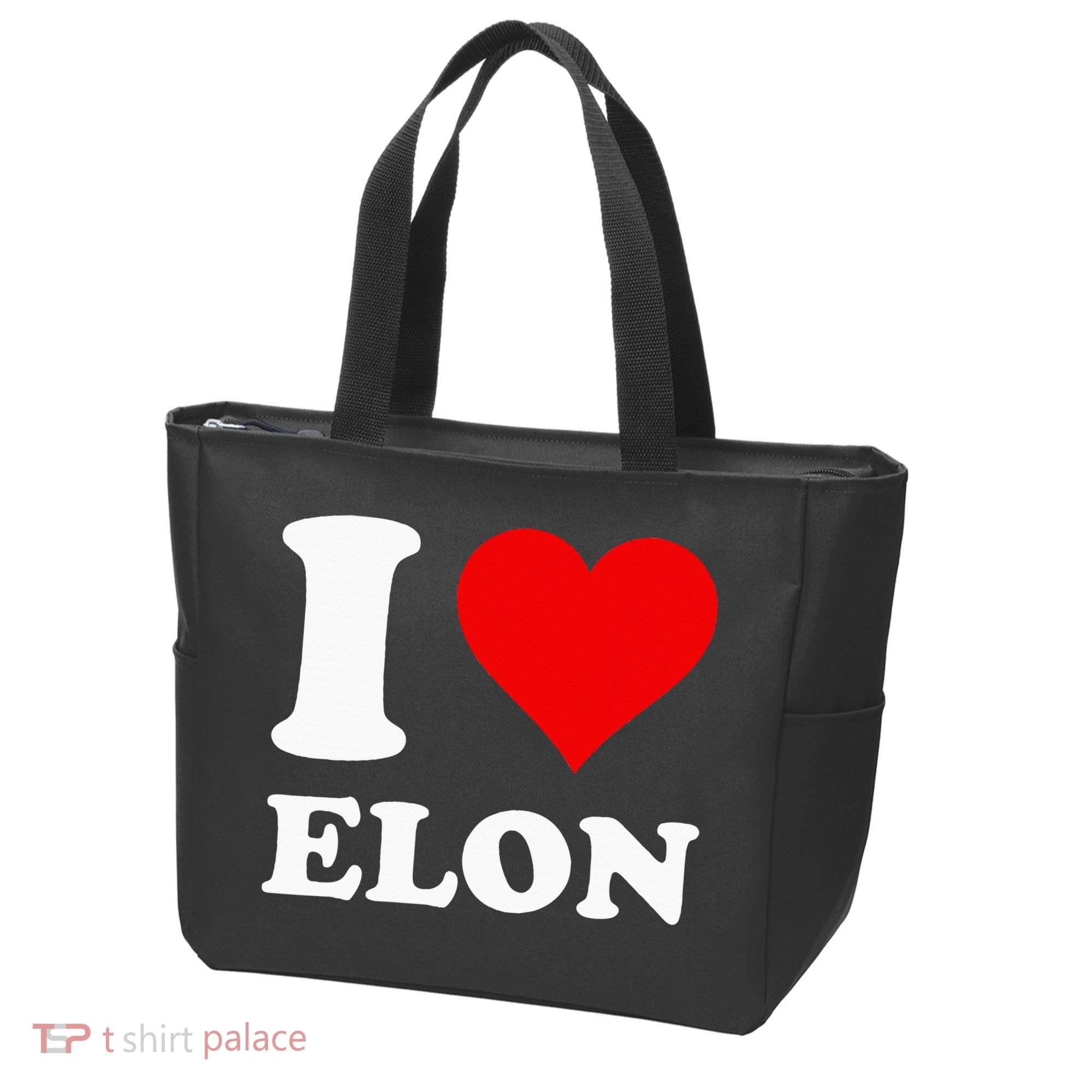I Love Elon Tote Bag