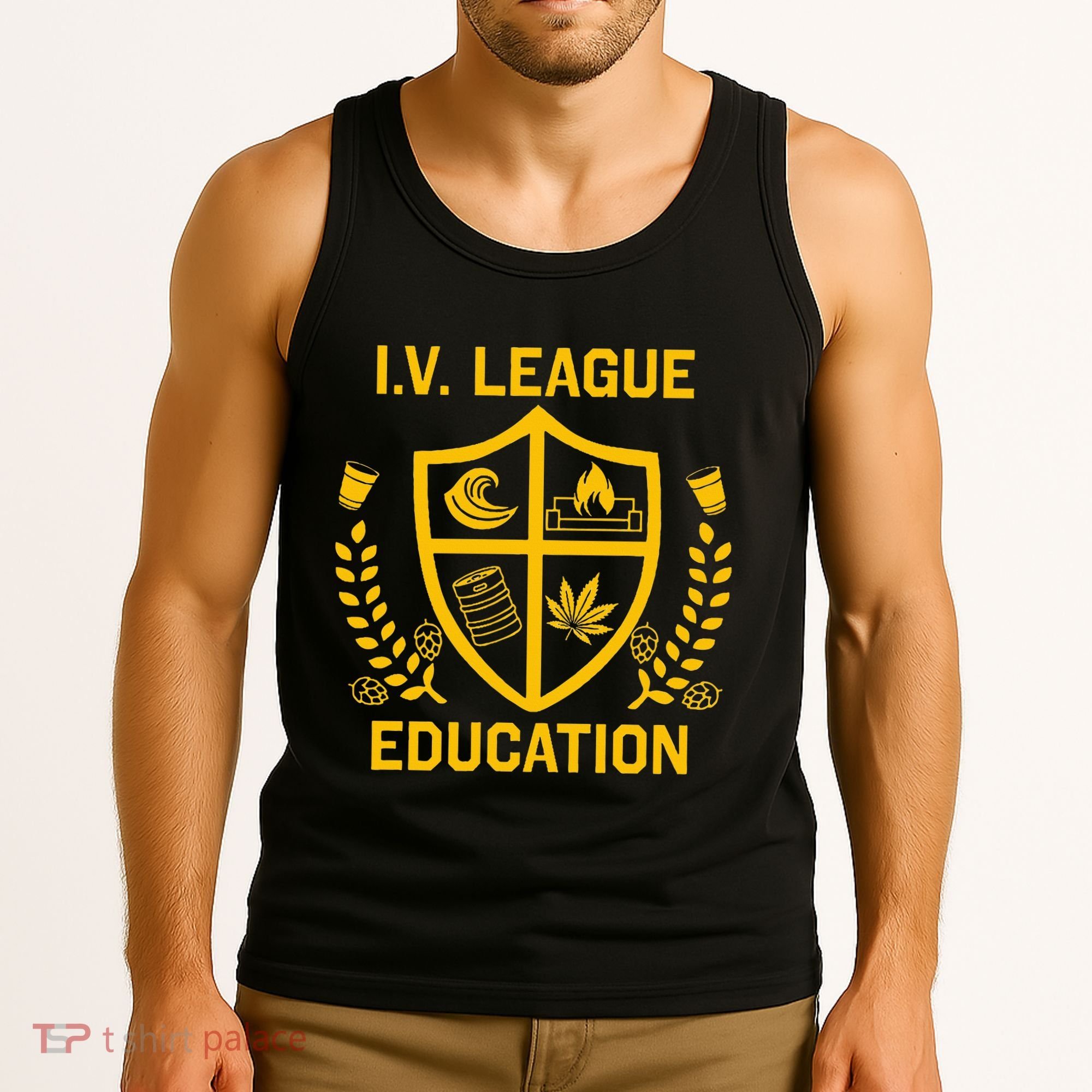 Iv League Education I Partied In Isla Vista Tank Top