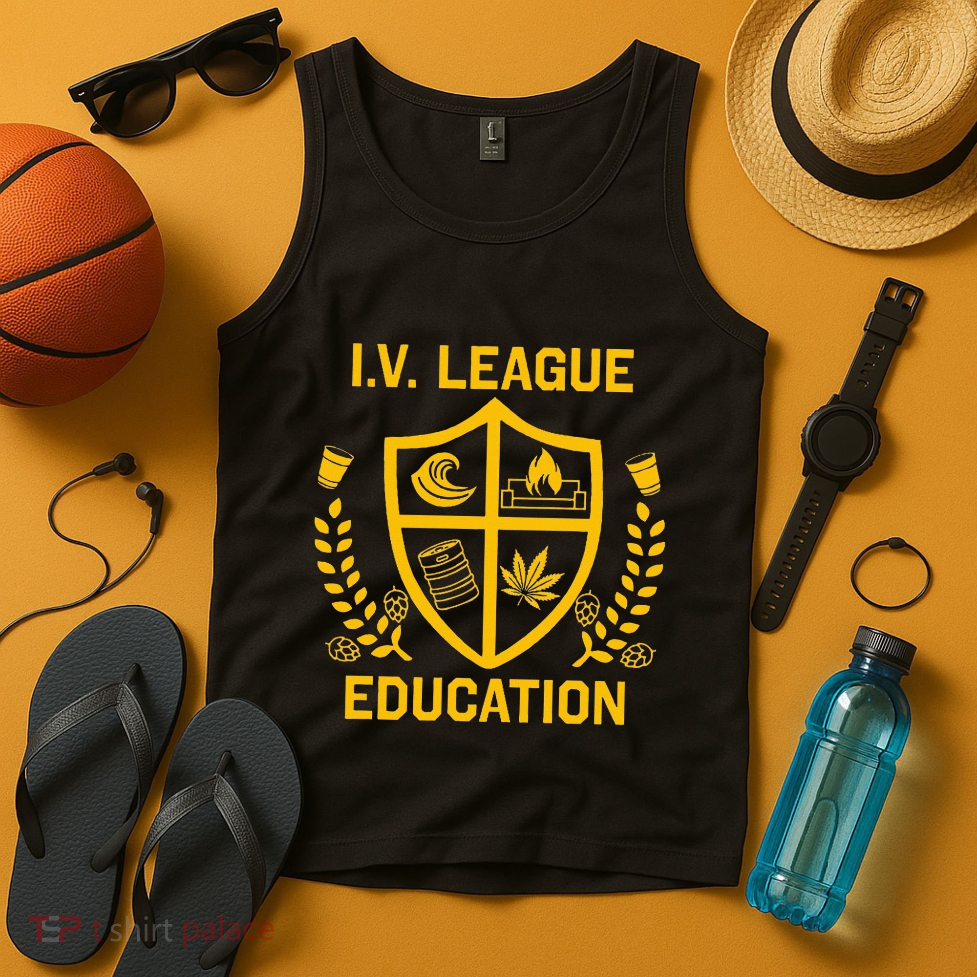 Iv League Education I Partied In Isla Vista Tank Top