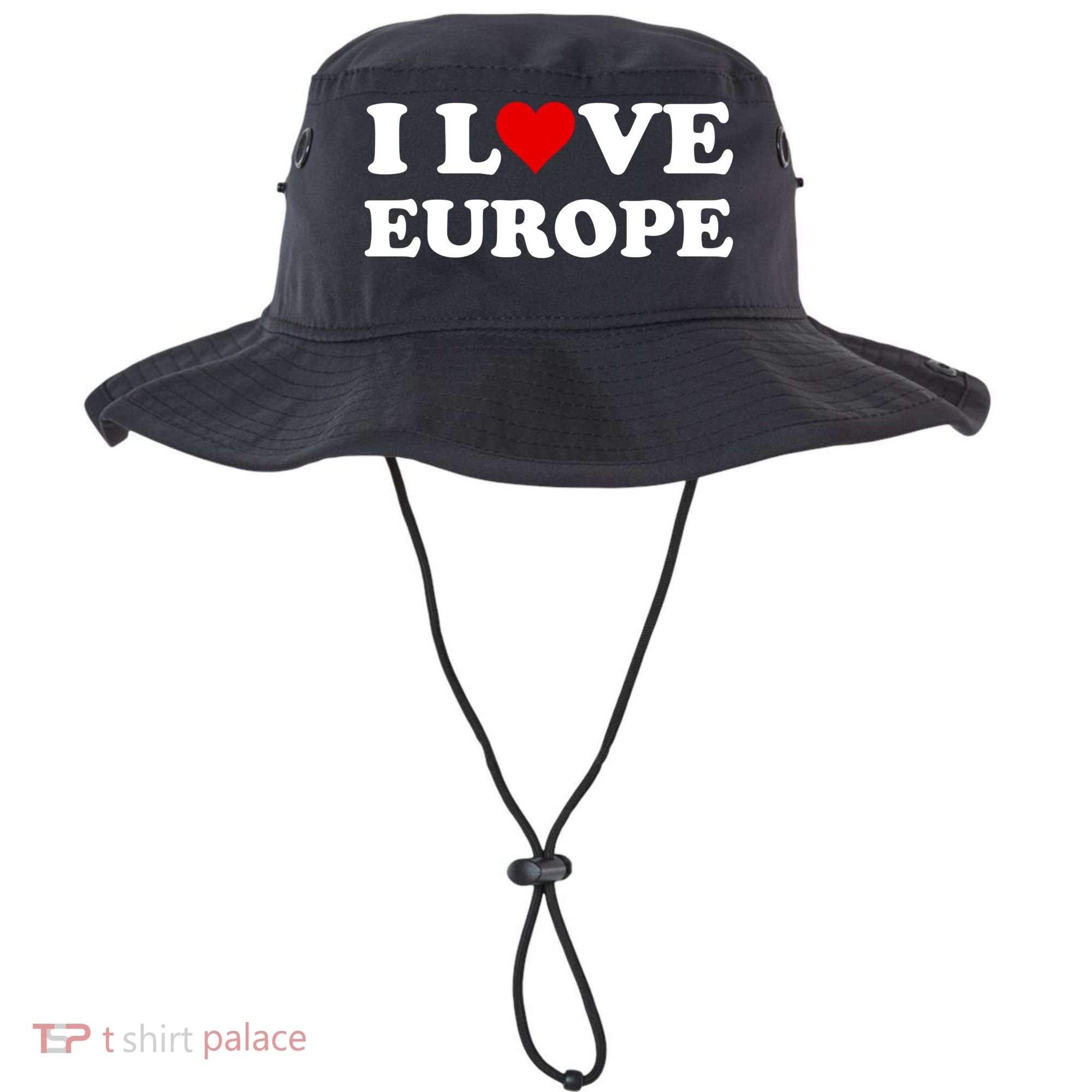I Love Europe Great Gift Bucket Hat