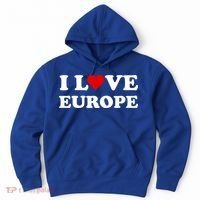 I Love Europe Great Gift Hoodie thumb 0