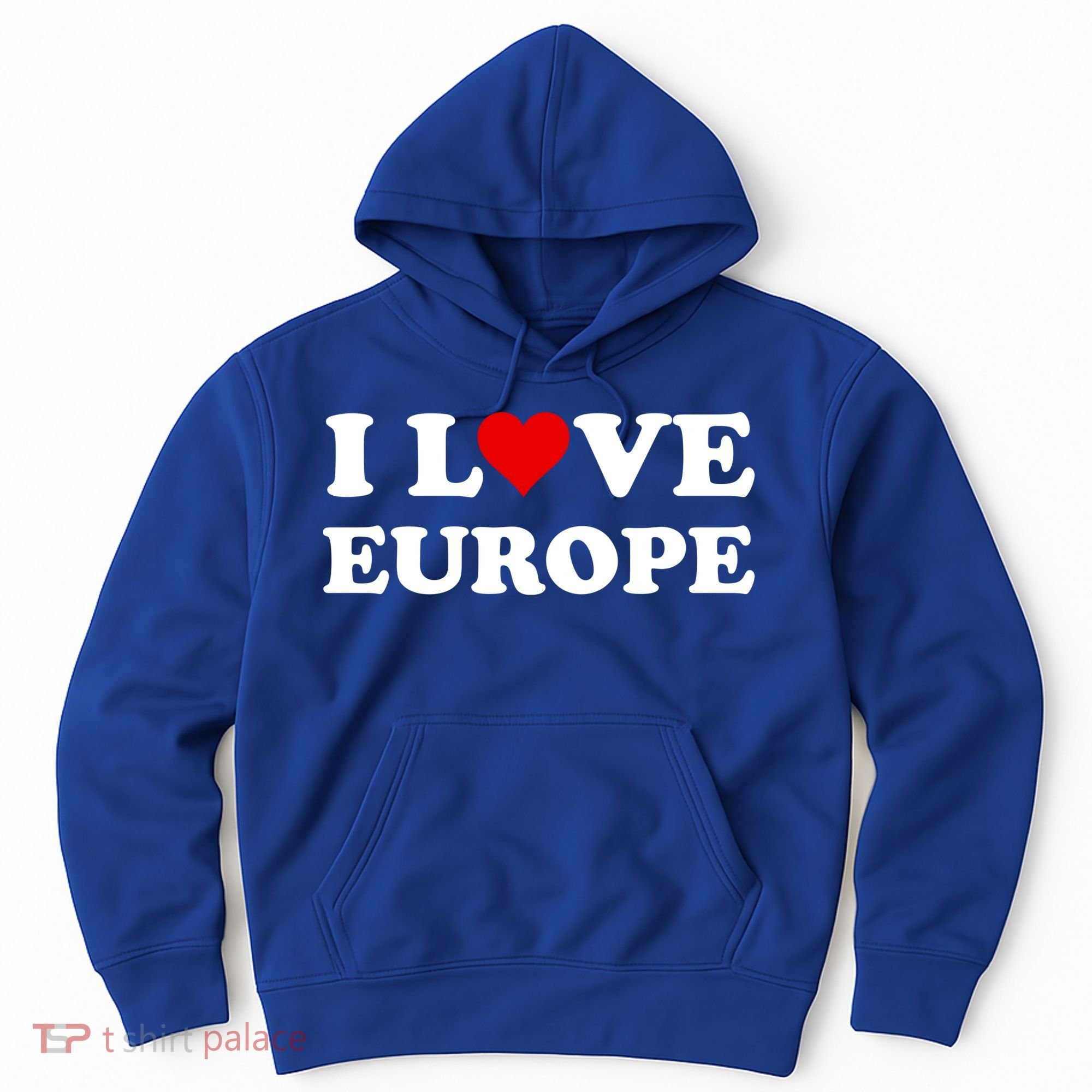 I Love Europe Great Gift Hoodie