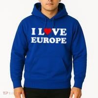 I Love Europe Great Gift Hoodie thumb 2