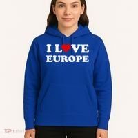 I Love Europe Great Gift Hoodie thumb 5