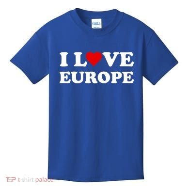 I Love Europe Great Gift Kids T-Shirt