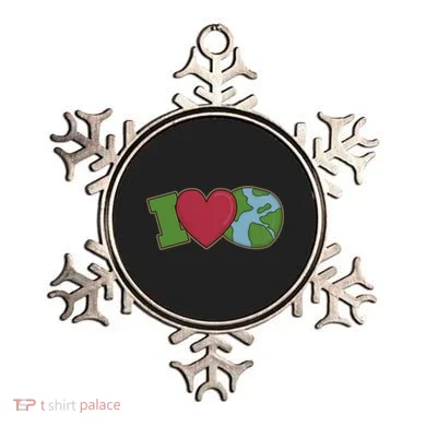 I Love Earth Nature Ornament