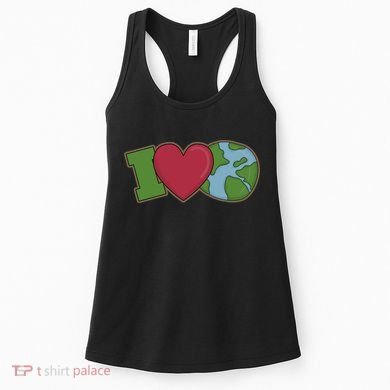 I Love Earth Nature Women's Tank Top