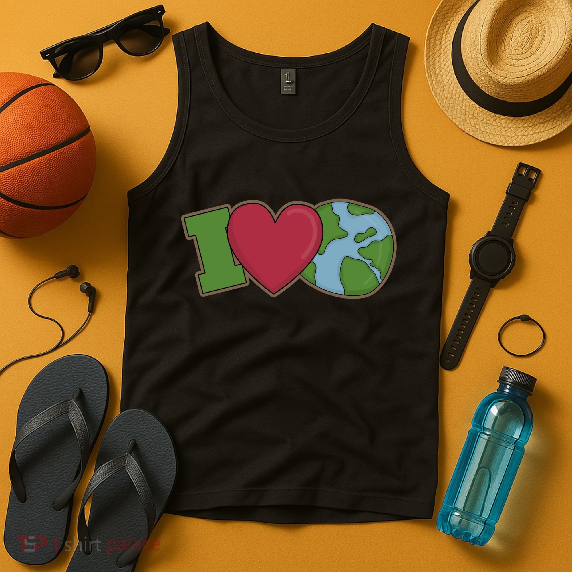 I Love Earth Nature Tank Top