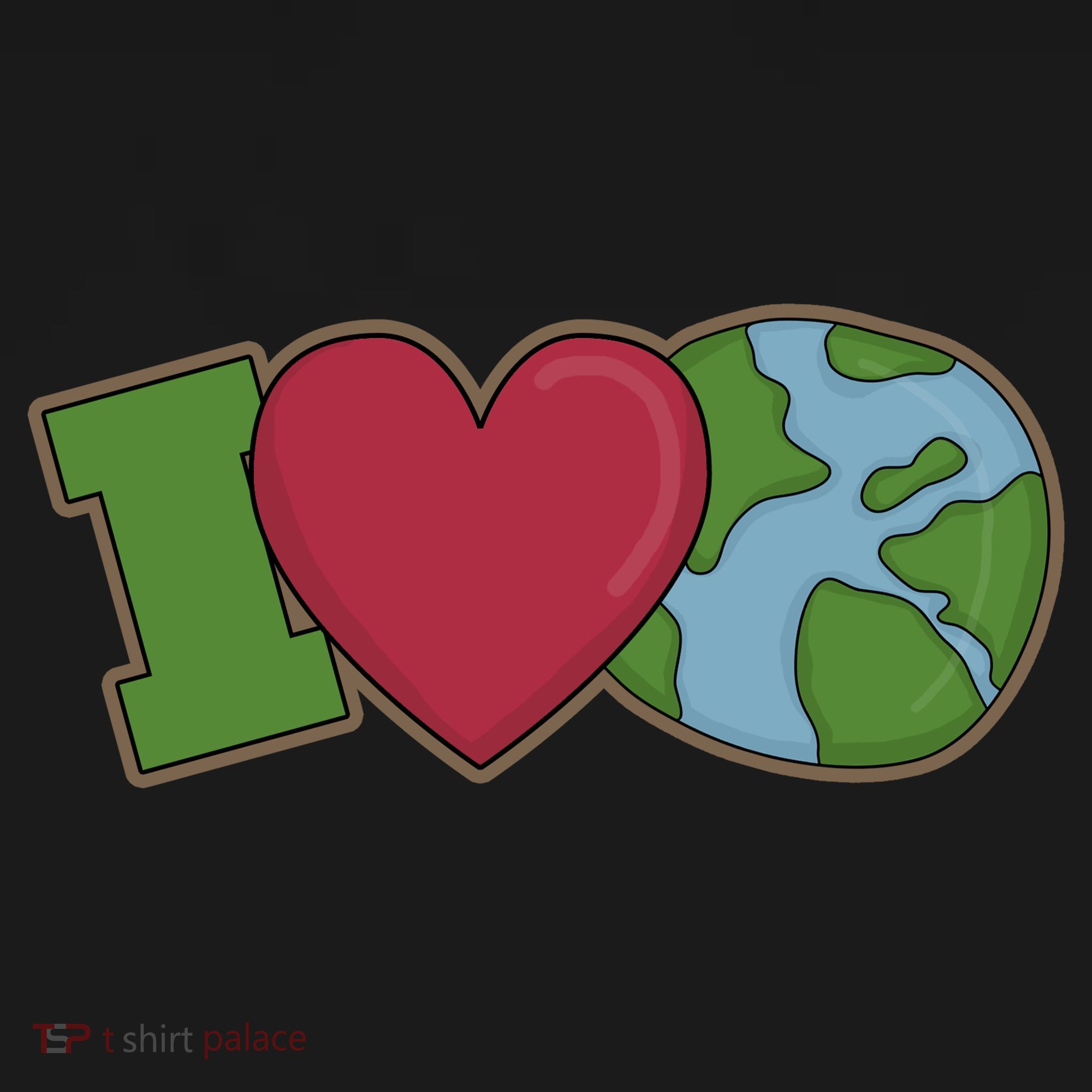 I Love Earth Nature Tank Top
