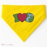I Love Earth Nature USA-Made Doggie Bandana thumb 0