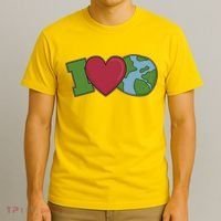 I Love Earth Nature T-Shirt thumb 3