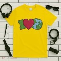 I Love Earth Nature T-Shirt thumb 5